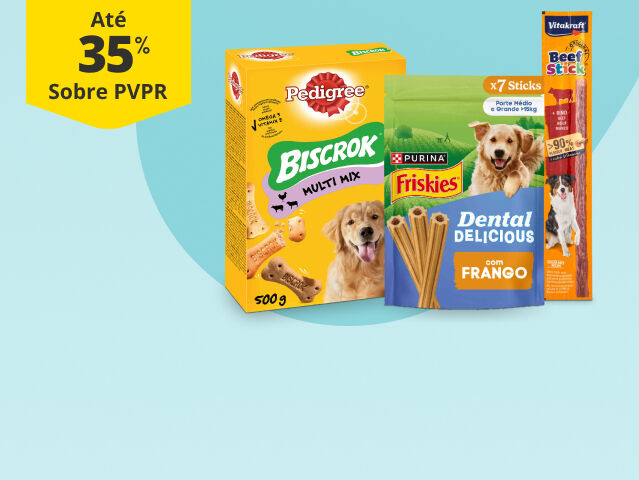 At&eacute; 35% sobre PVP Recomendado